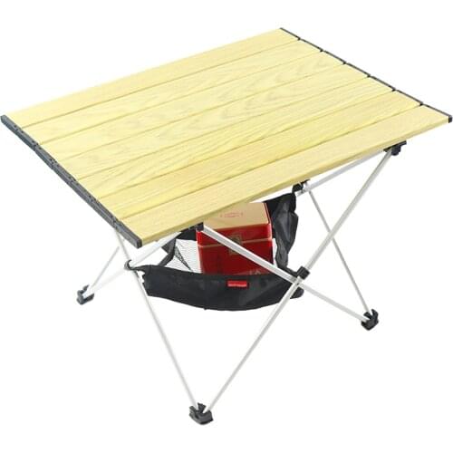 Folding Aluminum Alloy Table with Storage Bag Portable Camping Table, Ultralight Compact for Outdoor,Fishing & Hiking