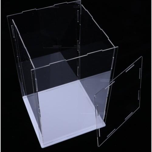 Modern Acrylic Toy Display Show Case Dustproof Box Large Ornament Protection Tool 20x20x30cm