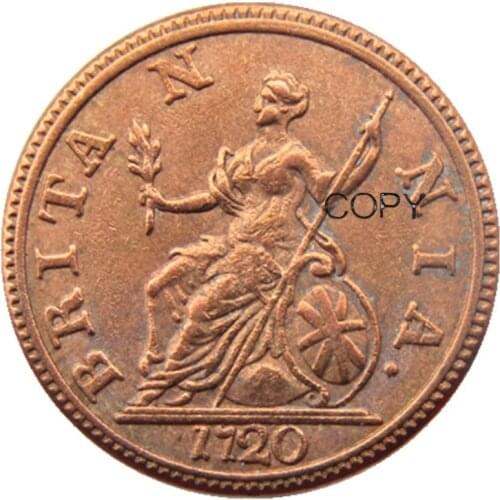 UK,1720,Browsing British Coins of George I,very rare copy coin