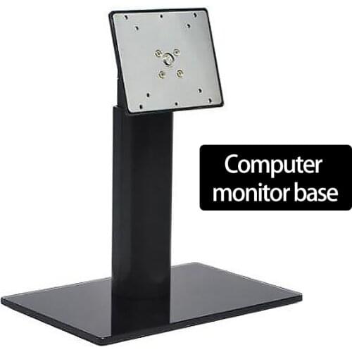 10.4 to 24 inch Universal monitor stand Pc adjustable monitor stand screen elevator vesa 75x75 aluminium monitor stand