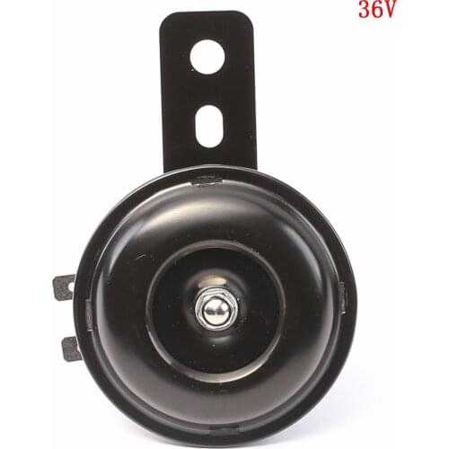 Universal Motorcycle Electric Horn kit 36V 1.5A 105db Waterproof Round Loud Horn Speakers For Scooter Moped Dirt Bike ATV