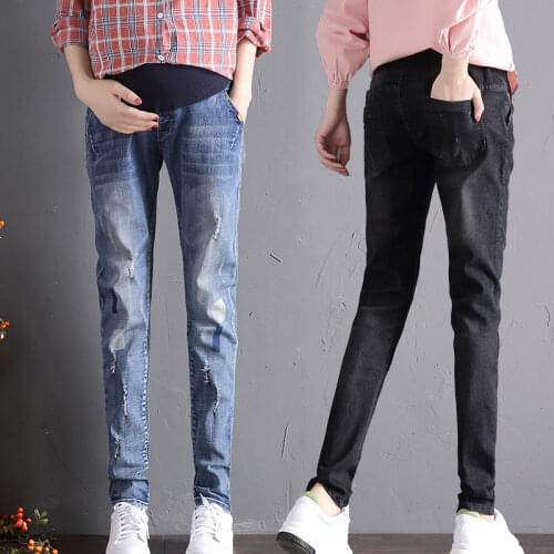 YourSeason Spring Autumn Pregnancy New Jeans Belly Pants For Pregnant Women Casual Plus Size Maternity Denim Trouser L-5XL