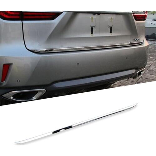 Rear Trunk Accent Cover With Logo For LEXUS NX 200t 300h 2016 2017 2018 2019 2020 Tailgate Trim Back Boot Door Handle Cover Trim