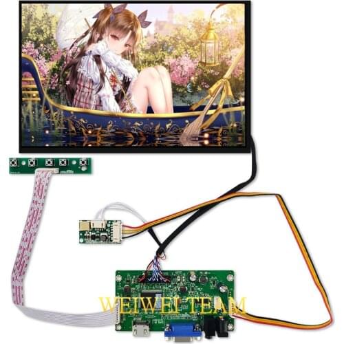 10.1" Inch 2K LCD Panel 2560x1600 Display Screen VGA Controller Board LVDS- EDP (4 Lanes) 51 Pins Earphone For DIY Project