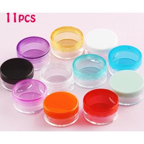 11pcs Empty Bottles Box Diamond Painting Beads Container Shelf Rack Display Stand Box Storage 5D Full Square/Round Drill a155