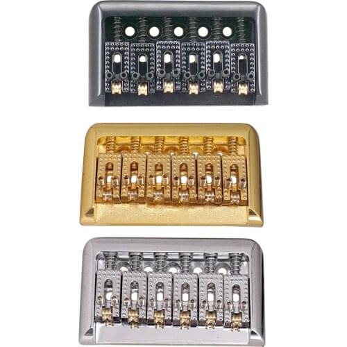 76mm 6 String Electric Guitar Fixed Hardtail Bridge Tailpiece Top Load for