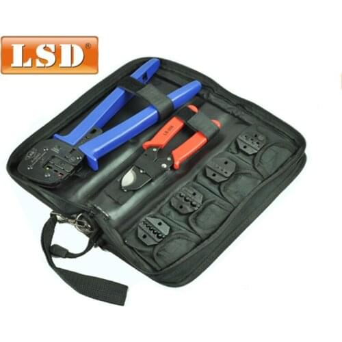 A-K03D multi tool set with solar crimping tool and cable cutting tool combination electric tool set