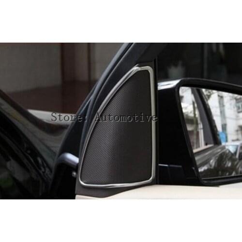 ABS Chrome Styling Door Speaker Cover Trim Sticker For Mercedes Benz ML W164 350 400 GL X164 450 2013-2016 Accessories