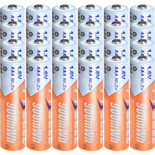 24PCS PKCELL AAA 900mWh battery 1.6v aaa NI-ZN rechargeable batteries batteria for camera flashlight toys remote control