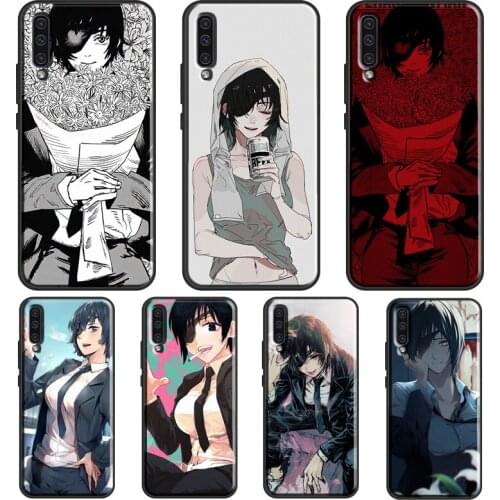 Himeno Chainsaw Man Manga Anime Case For Samsung A52 A12 A32 A72 A21S A20e A21S A31 A51 A71 A10 A02S A50 A70 Back Cover