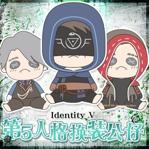 Anime Game Identity V Aesop Carl Eli Clark Naib Subedar Cute Plush Stuffed Doll Pillow Toy Cosplay Cartoon Xmas Birthday Gift