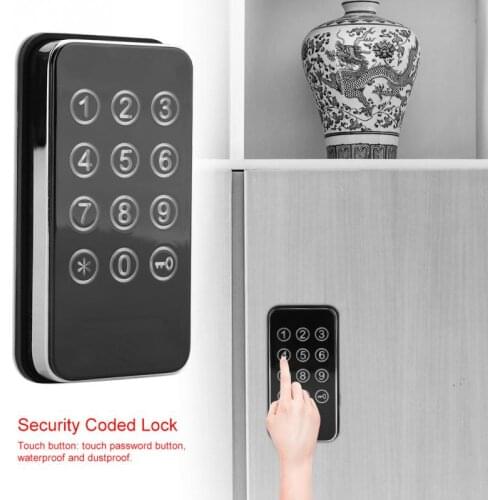 Digit Password Cabinet Lock Combination Cam Code Cabinet Lock Zinc Alloy Spa Password Security Coded Cabinet Lock Locker