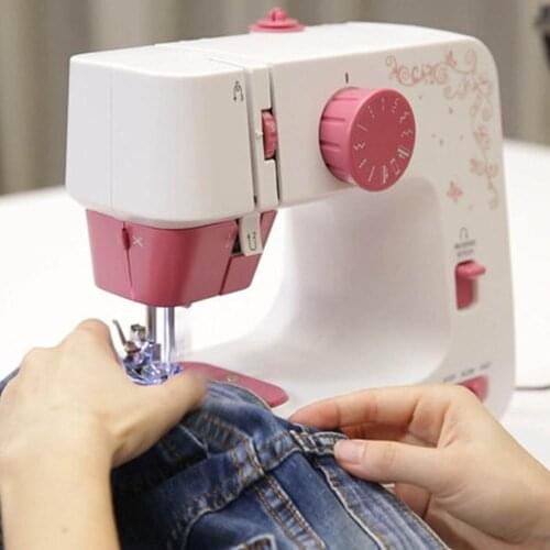 Deluxe 12 Stitches Sewing Machine Household Multifunction Double Thread And Speed Free-Arm Crafting Mending With 3 Year Warranty