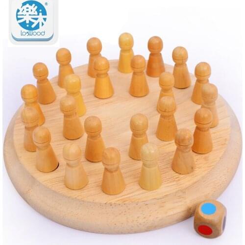 Wooden Memory Chess Toy Game/Baby Children Educational Wooden Toys Birthday Gift Childhood/Adulthood oyuncak
