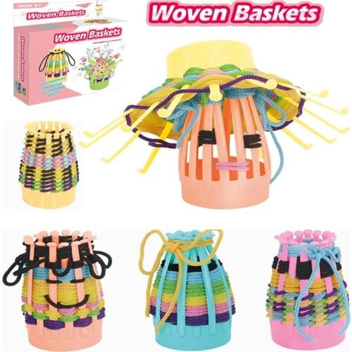 DIY Easter Woven Diy toys for kids woven Baskets DIY Christmas Gift Handmade Material Kids Toys Crafts Children Puzzle toys