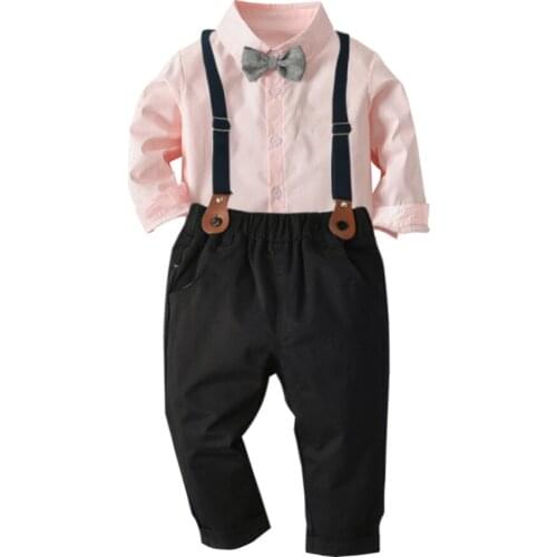 Autumn Winter Boys Gentleman Clothes Kids Long Sleeve Outfits Suits Toddler Boy Clothes Children Clothes For Boys Clothing Sets