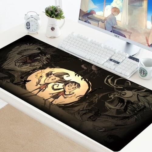 Mousepad Dont Starve Mats for Mouse Keyboard PC Mouse Pad Anime Large Carpet for Mouse Computer Gaming Padmouse Desk Protector