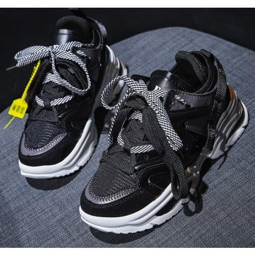 New Sports Women Running Shoes Shoes Woman Chunky Sneakers Ladies Colorful Trainers White Chaussure Femme ST421