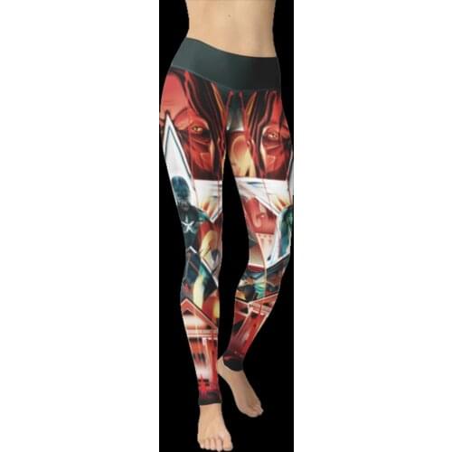 2019 Spandex Fashion Capri Summer Printed Legins Woman Leggings