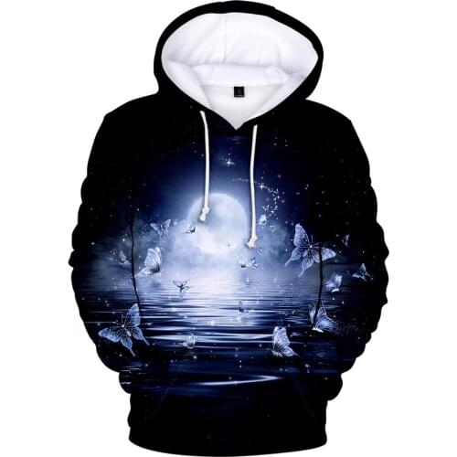 2020 3D Butterfly Rainbow Color Sweatshirts Men Women Casual Fashion Tops Harajuku Hoodie Autumn 3D Sweatshirts Clothes