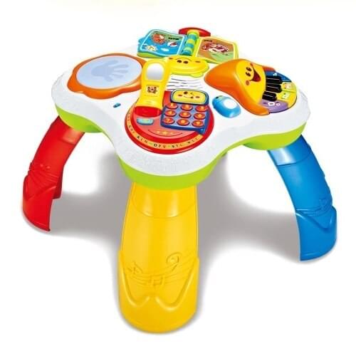 Free shipping musical baby learning table discovering activity baby table educational game toys
