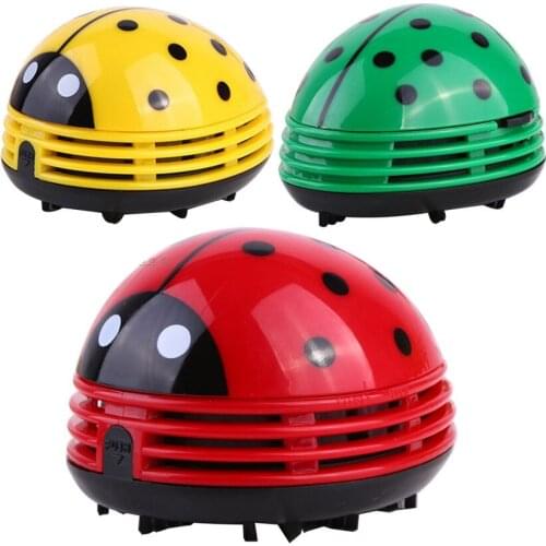 Mini Desktop Vacuum Cleaner Small Cleaning Machine Beetle Vacuum Cleaner Creative Gift Home Living Room Desktop Decoration