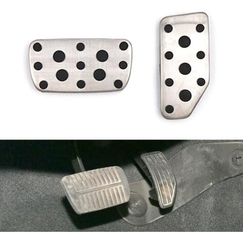 NULLA Accelerator Brake Gas Footrest Pedals Stainless Steel For Subaru XV 2018 2020 Impreza 2016 2017 2018 2019 Forester 2019