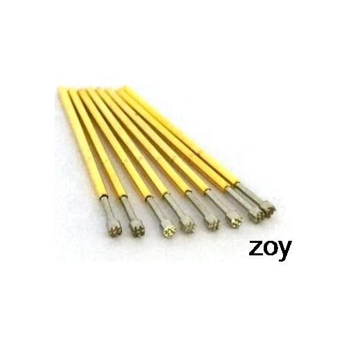 10Pcs P50-H2 Dia 0.68mm Length 16.55mm 75g Spring Test Probe Pin