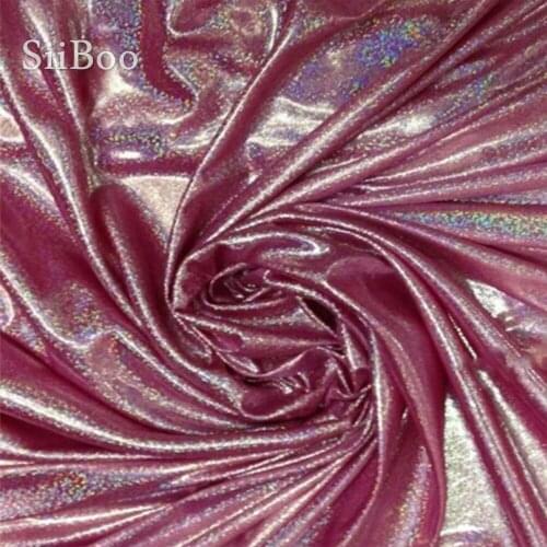 Multi-color 2 Way stretchy fabric with bronzed for stage custom usage DIY stretch fabric tissue cloth tela Free shipping SP895