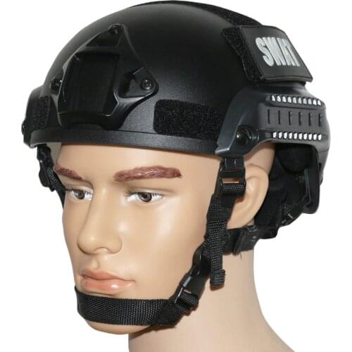OneTigris Tactical Airsoft Paintball Helmet MICH 2001 Action Version Helmet with NVG Mount and Side Rails