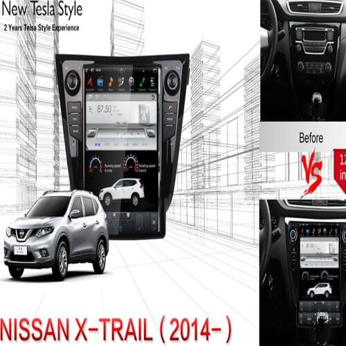 Tesla Style 12"BIG Screen Android 9.0 6 core NO Car DVD Player Stereo GPS Navigation Radio FOR NISSAN X-TRAIL Qashqai 2013-2018