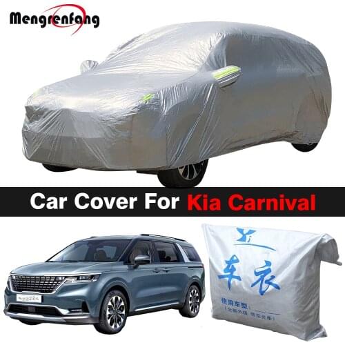 Outdoor Car Cover Sun Anti-UV Snow Rain Resistant Cover Dustproof For Kia Carnival Sedona Grand Carnival