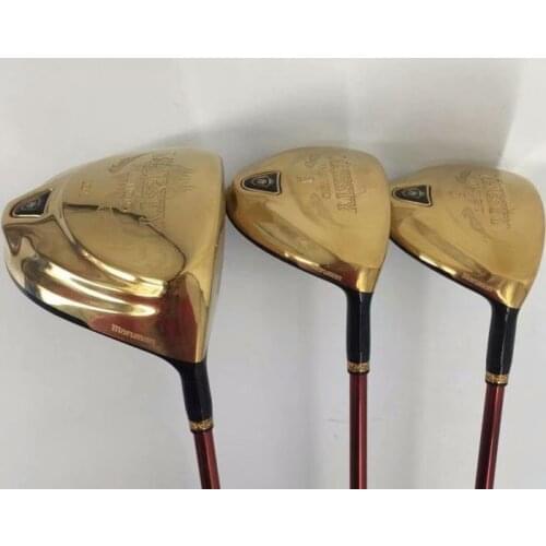 VICKY G GOLF CLUBS 3PCS MARUMAN MAJESTY PRESTIGIO9 WOOD SET GOLF WOODS DRIVER + FAIRWAY WOODS GRAPHITE SHAFT WITH HEAD COVER