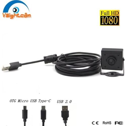 High Speed 1080P CCTV USB Security Camera UVC Mini OTG Micro USB Camera Automatic Vending USB Industrial Camera For Android/ATM