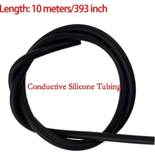 1.5x5mm Conductive Silicone Rubber Tube TENS / ESTIM / E-STIM Homemade Electrodes Cock and Ball Cockrings DIY Accessories
