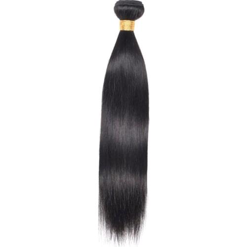 1 Piece Bundle 100% Virgin Peruvian Straight Human Hair Weave Extension 100g