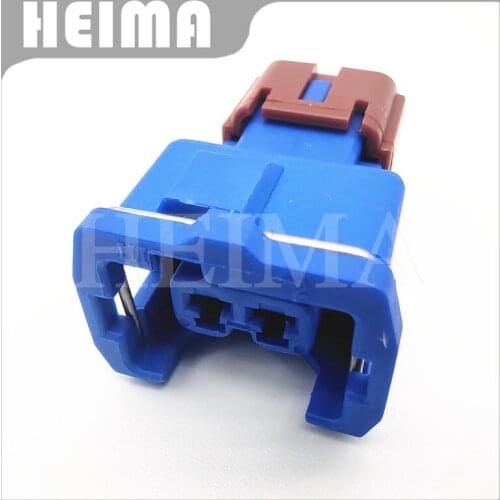 10/20/30 sets Blue 2 Pin way Knock Detonation Sensor Plug female auto connector Cable Socket for Car Mitsubishi PB186-02326