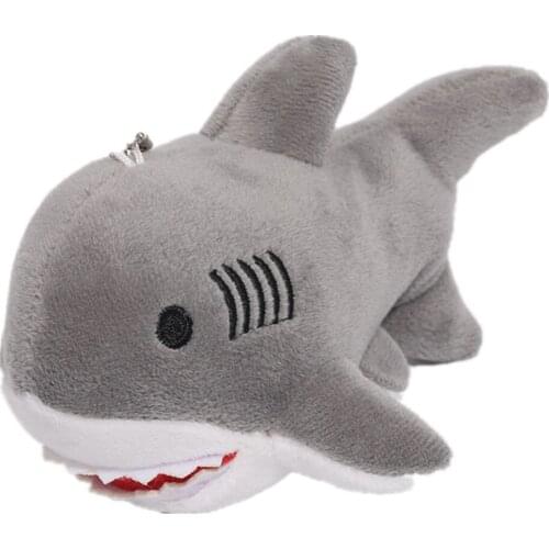 20CM, Plush Shark Stuffed Toy Doll , Animal Shark Keychain Plush Doll