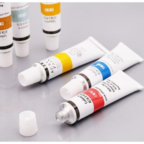 24 Colors Acrylic Paints Set 12ml Tubes Drawing Painting Pigment Hand-painted Wall Paint for artist DIY