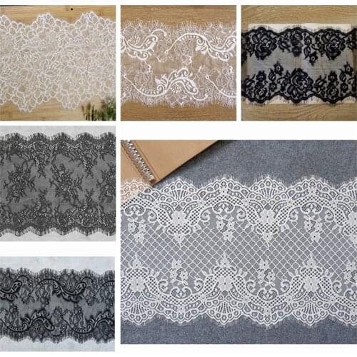 3 meters long Export Eyelash Lace Accessories DIY Underwear Sleeve Skirt Lengthened Clothing Lace Fabric