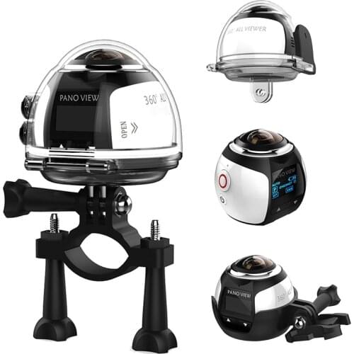 4K 360VR Mini WIFI Action Camera 2448*2448 Ultra HD Mini Panorama Camera 360 Degree Sport Driving VR Camera HDV