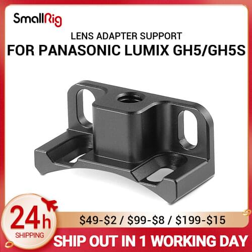 SmallRig Lens Adapter Support for Panasonic Lumix GH5 / GH5S SmallRig Cage 2049 2016 Designed for Metabones EF Mount to M43 Lens