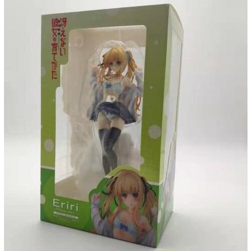 Anime How to Raise a Boring Girlfriend Eriri Spencer pillow Ver. Action Figure Model Toys 24cm