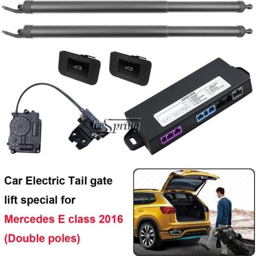 Car Electric Tail gate lift special for Mercedes E class 2016 (Double poles) Easily for You to Control Trunk
