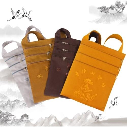Buddhist Monk Bag Small Bag Sachet Prayer Bag Beads Rosary Bag