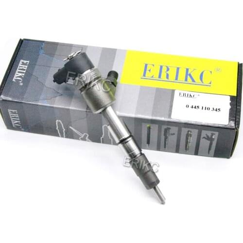 ERIKC 0445110345 Diesel Fuel Injectors 0 445 110 345 Oil Parts Manufacturer Inyector Injection 0445 110 345 for YANGCHAI 2014355