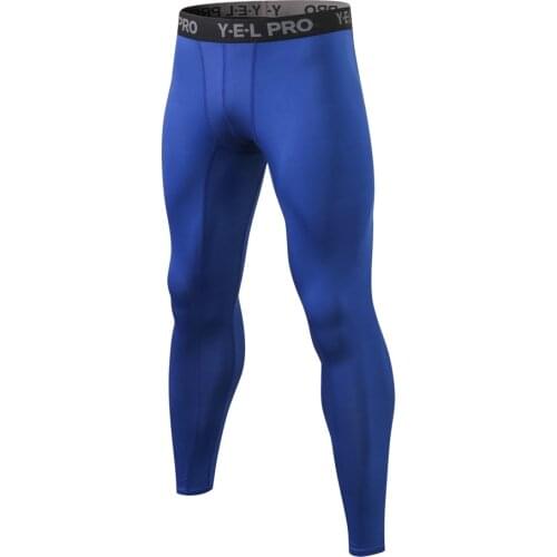 Fonoun Male Pro Sport Pants for Running Fitness Elasticity Quick-drying Tights F6030