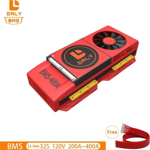 Daly BMS Common Port Lithium ion Battery Li-ion 18650 lipo BMS 20S 24S 27S 32S 72V 84V 96V 120V 200A 400A High Current Solar