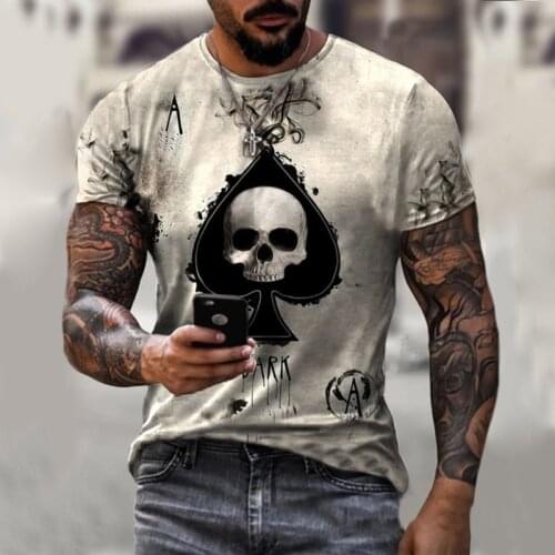 New Hot Selling Mens Clothing Personality Funny T-shirt Fashion 3D Printing Leisure Travel Vintage T Shirt XXS-6XL