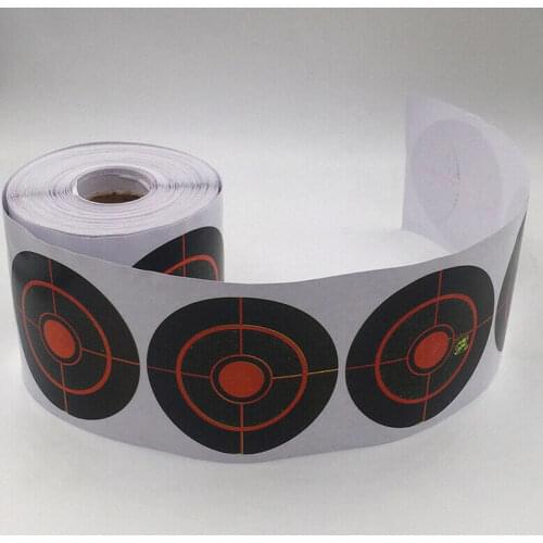 250pcs/Roll Shooting Target Adhesive Shoot Targets Splatter Reactive Stickers For Archery Bow Hunting Shooting Practice Training